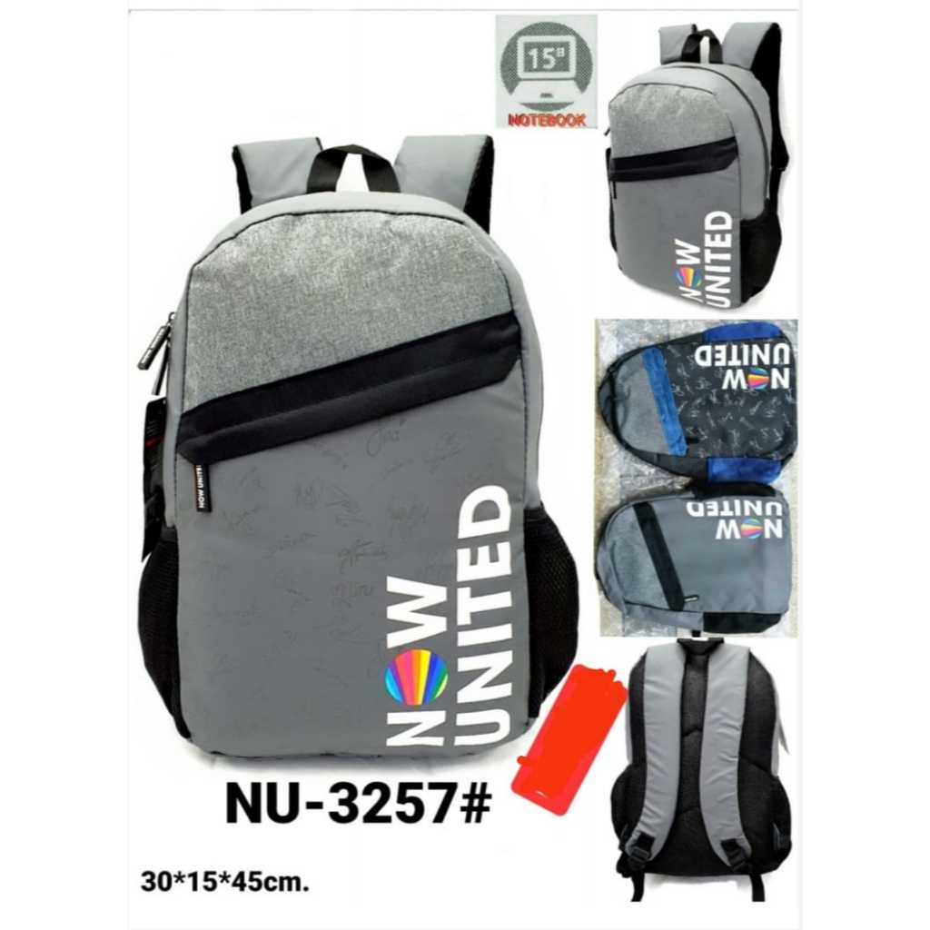 MOCHILA JUVENIL ESCOLAR NOW UNITED NU3257 COM ESPAÇO P/NOTEBOOK UNISSEX