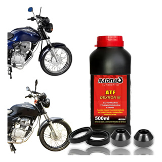 Retentor Bengala + Guarda Pó + Óleo Atf Ml125 Turuna125 Cg125 83/88 Today125 Titan125 Fan125 05/13 em Oferta na Shopee