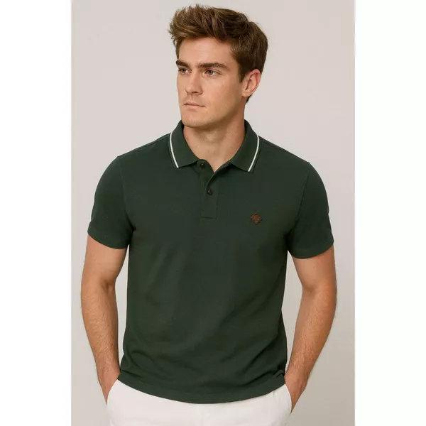 Camiseta Gola Polo Masculina Alta Qualidade Camisa 100% Algodão Basica Para Homem