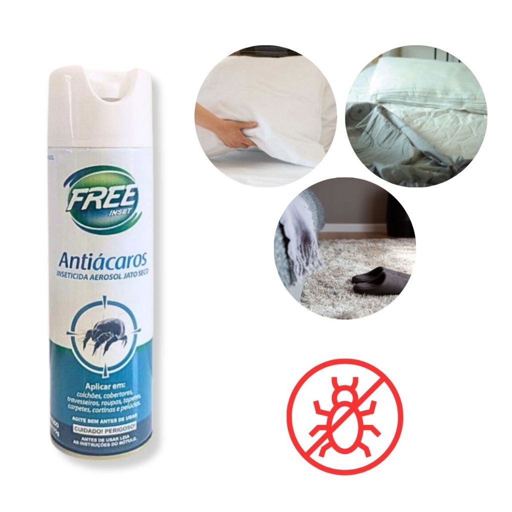 Anti Ácaro Free Inset Original 300ml Inseticida em Oferta na Shopee