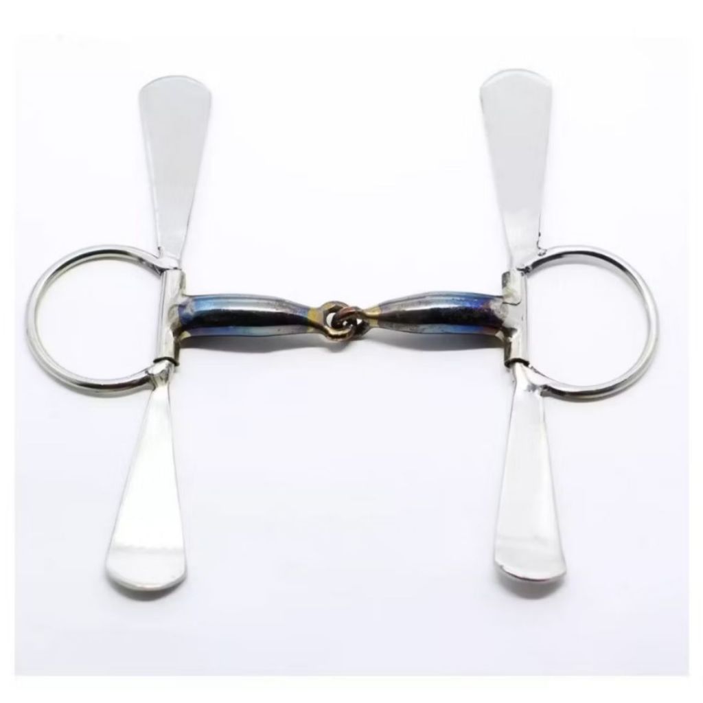 Bridão Tala Inox Reforçado Original com Bocal Grosso De Ferro Resistência e Conforto Para Cavalgada e Montaria em Oferta na Shopee