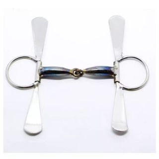 Bridão Tala Inox Reforçado Original com Bocal Grosso De Ferro Resistência e Conforto Para Cavalgada e Montaria em Oferta na Shopee