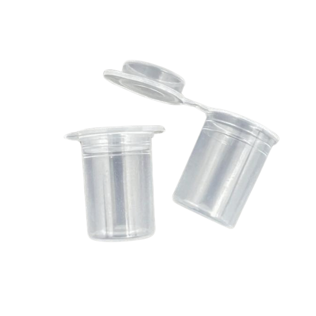 Microtubo Fundo Chato 3,0ml Incolor - 100 Unidades