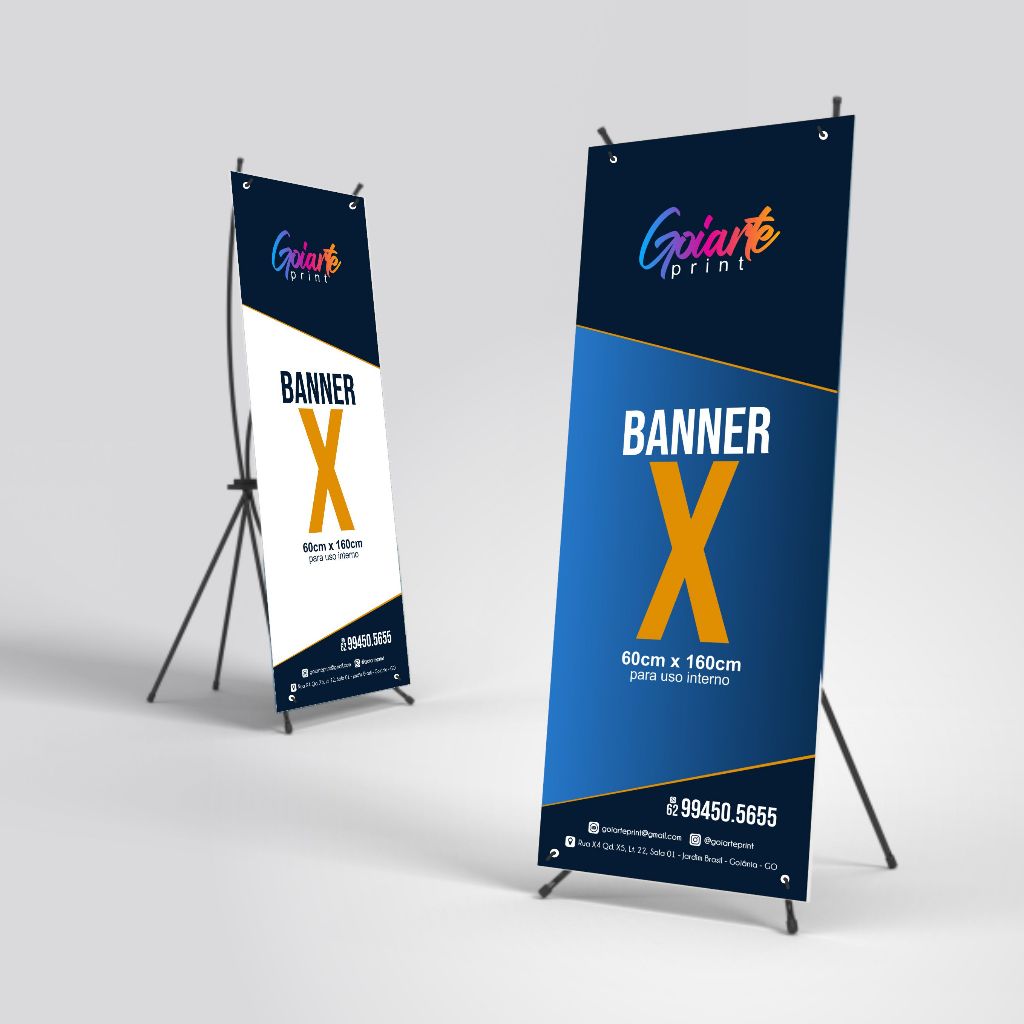 Banner X / Indoor 60cm x 160cm em Oferta na Shopee