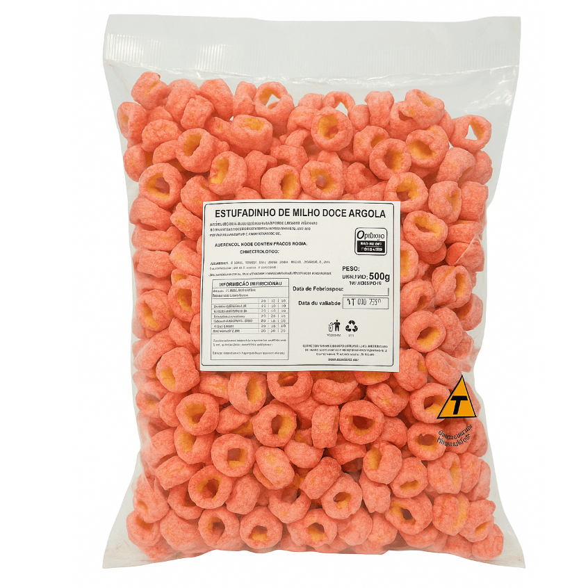 Pipoca Doce De Argola 500g - Direto Da Fábrica - Envio Imediato