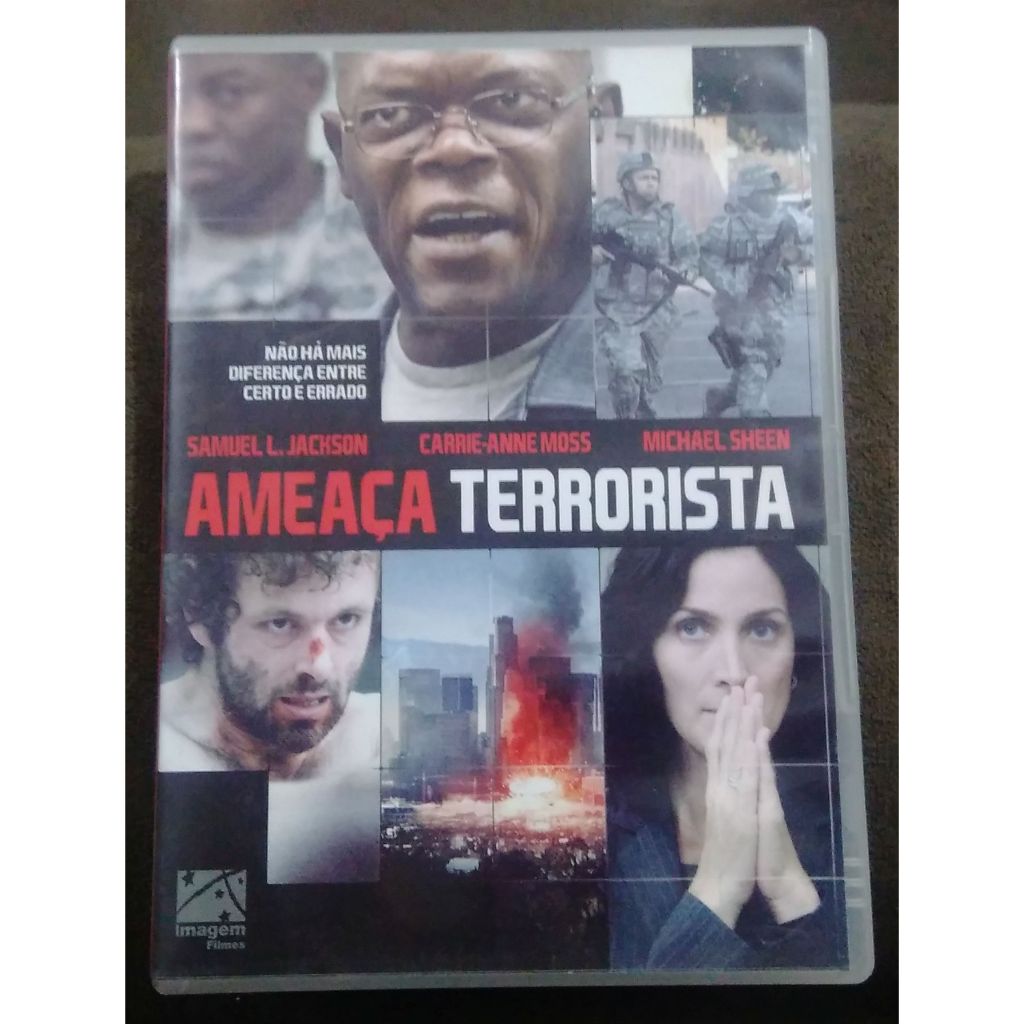 DVD Ameaça Terrorista, Unthinkable, Samuel L. Jackson, Carrie-Anne Moss, Michael Sheen