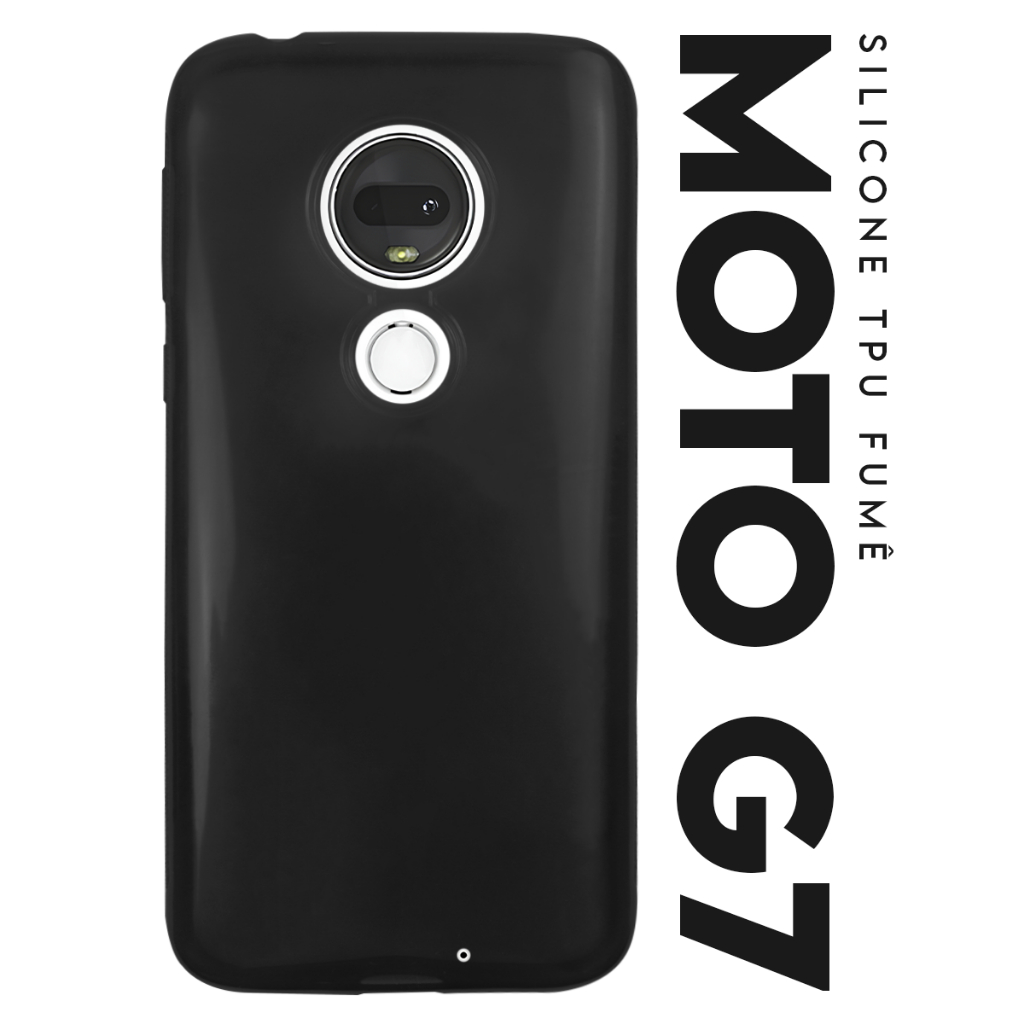 Capa Silicone Tpu (FUME) Motorola Moto G7 - G7 Plus XT1965 tela 6.2 pol. - Cell In Power25