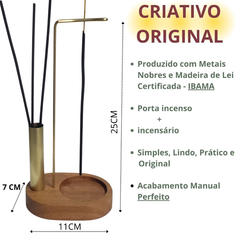 Incensário Invertido Copo Porcelana Suporte Insenso Porta Incenso Cascata Turíbulo Aroma Master Red