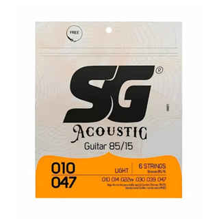 ENCORDOAMENTO SG VIOLÃO 010 AÇO BRONZE 85/15 LEVE em Oferta na Shopee