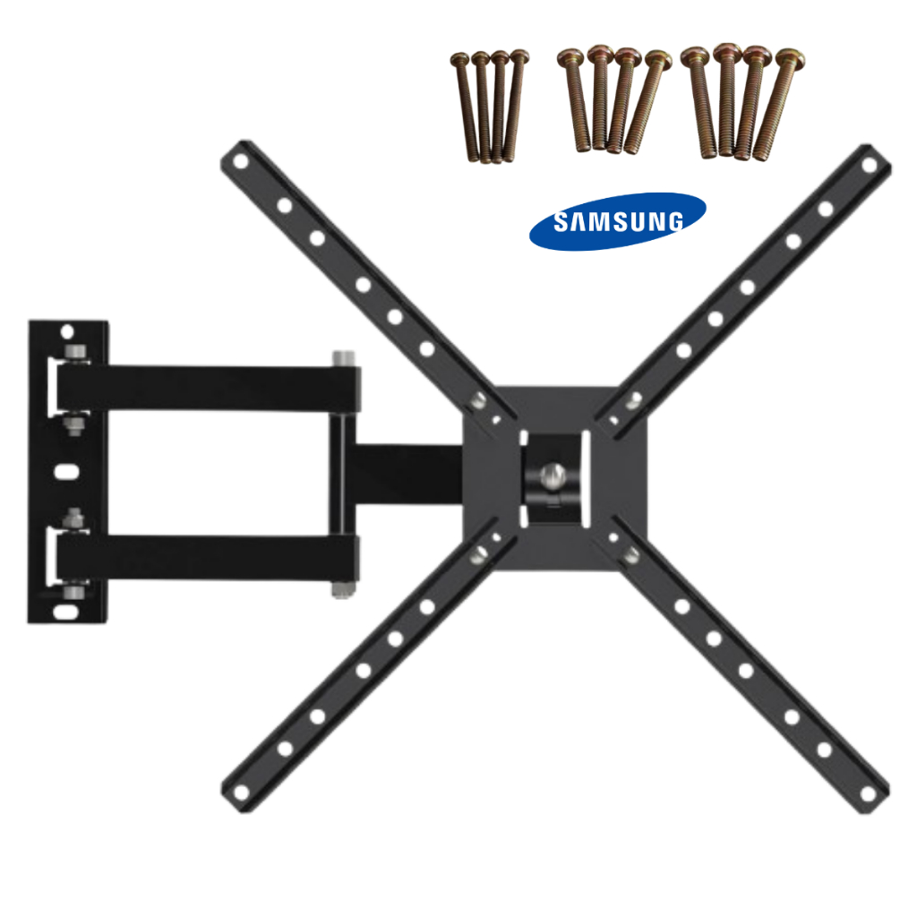 Suporte articulado TV Monitor 4 movimentos 10 a 60 polegadas Brasforma BRA4.0