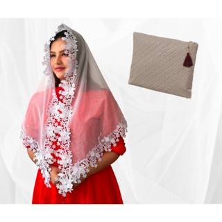 Véu CCB de Guipir de algodão em Oferta na Shopee