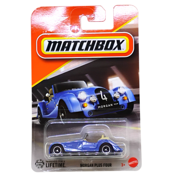 miniatura matchbox blue morgan plus four