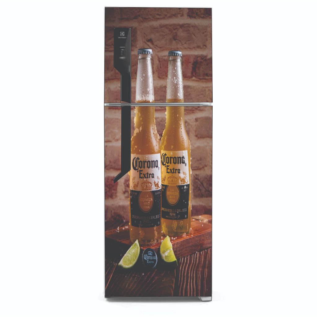 Adesivo Para Geladeira Cerveja Corona Bar Lanchonete Tabacaria Lavavel