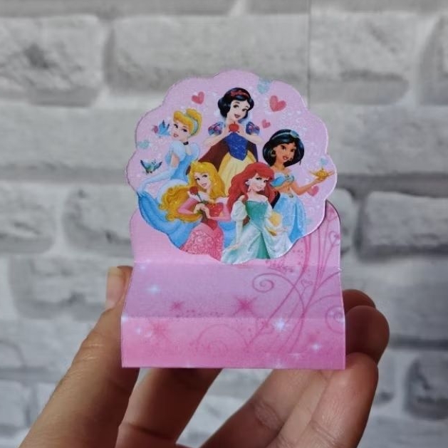 Kit 20 Porta Bis Duplo Princesas Lembrancinha Decoração Festa Infantil Personalizados Aniversario