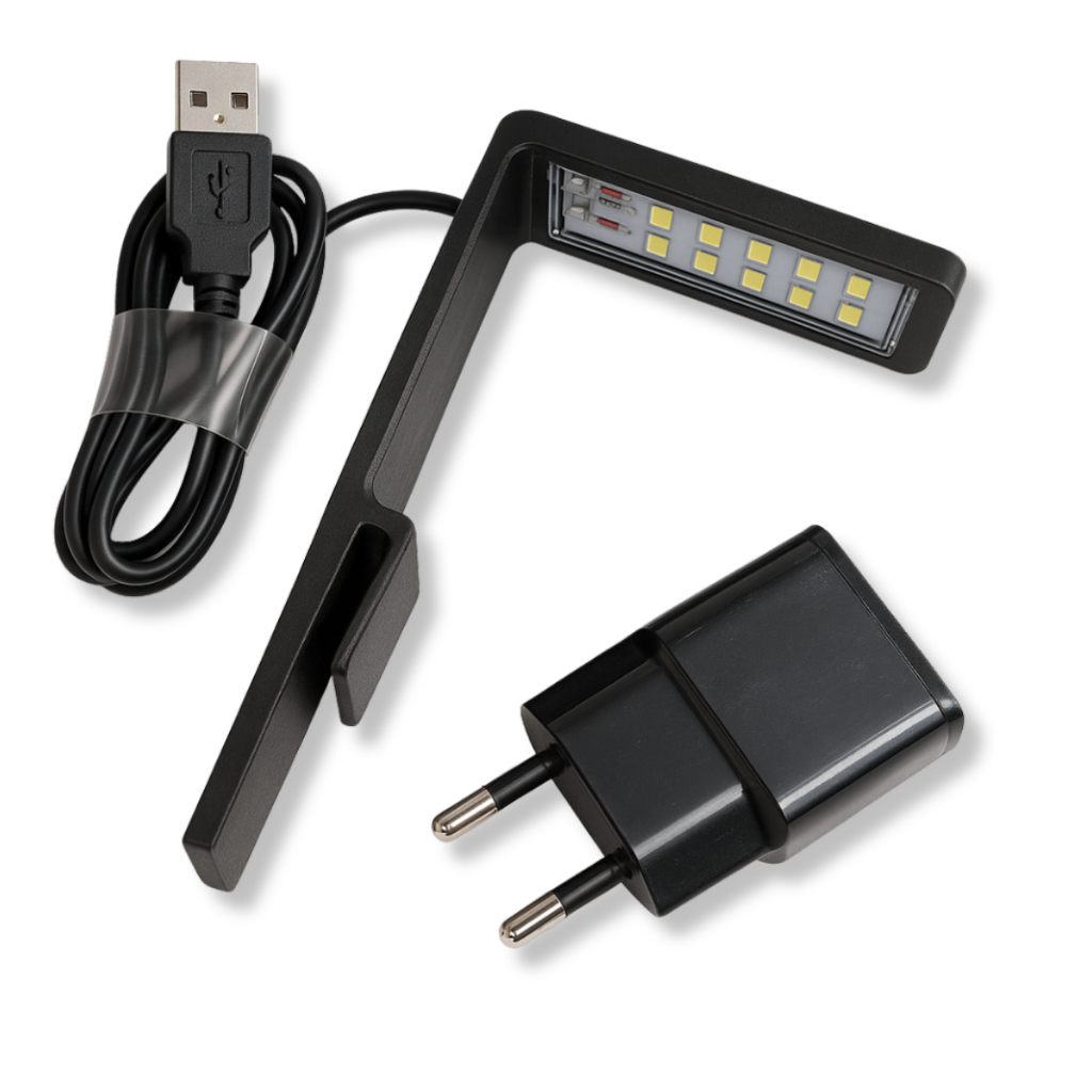 Luminária LED para Aquário 5w - Luz Branca - Ideal para Aquários de até 15 litros em Oferta na Shopee