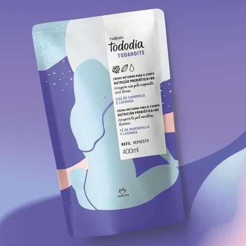 Natura Conjunto Todanoite Creme Noturno Chá de Camomila e Lavanda