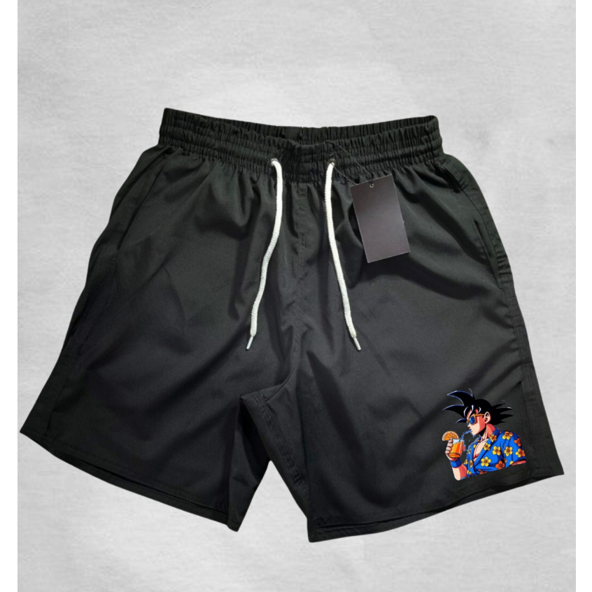 Bermuda Masculino Mauricinho Modelo Academia Goku 01 Ideal para lazer praia e esporte Promoção Verão