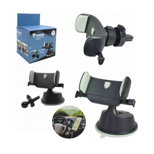 Suporte para Celular - Suporte Automotivo 360º Celular / Gps Ventosa - Suporte para Carro