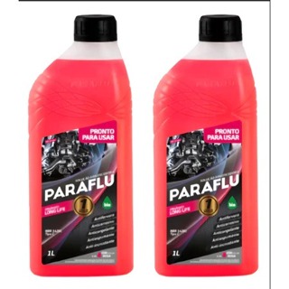 Kit 2 Litros Aditivo para Radiador Pronto para Uso ORIGINAL Paraflu Rosa em Oferta na Shopee
