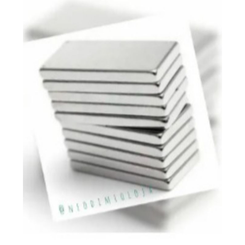 Imas de Neodímio 12x4x2mm (milímetro) - 10pcs - pequeno