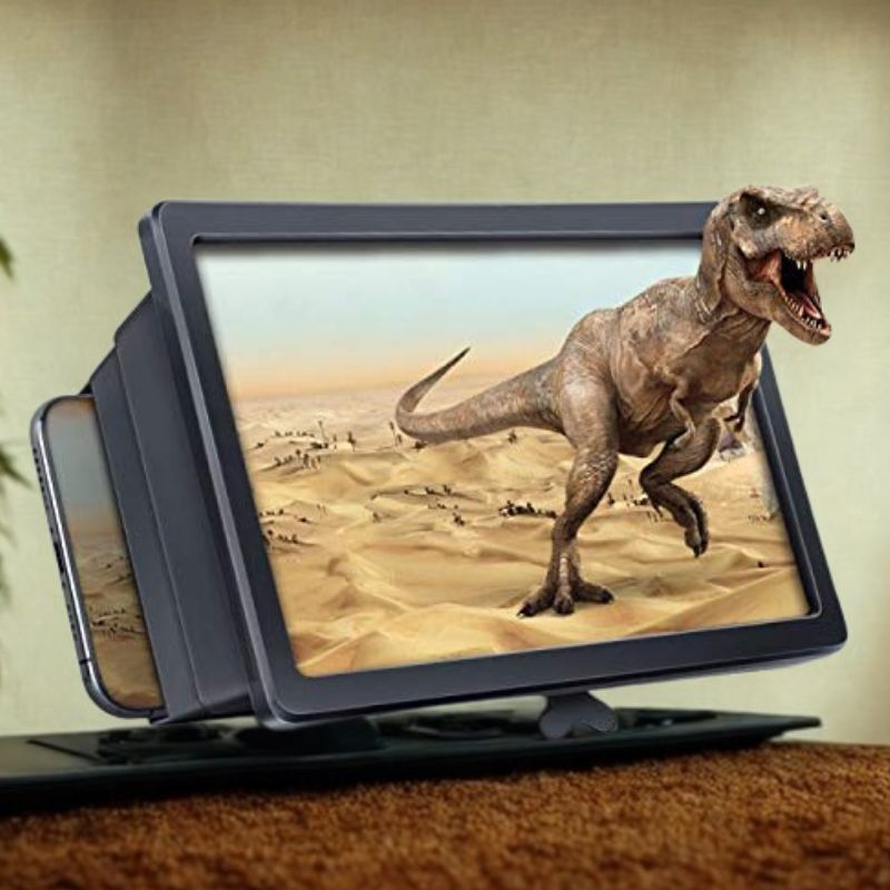 Amplificador De Imagem Tela Do Celular 8 Polegadas Lupa 3D