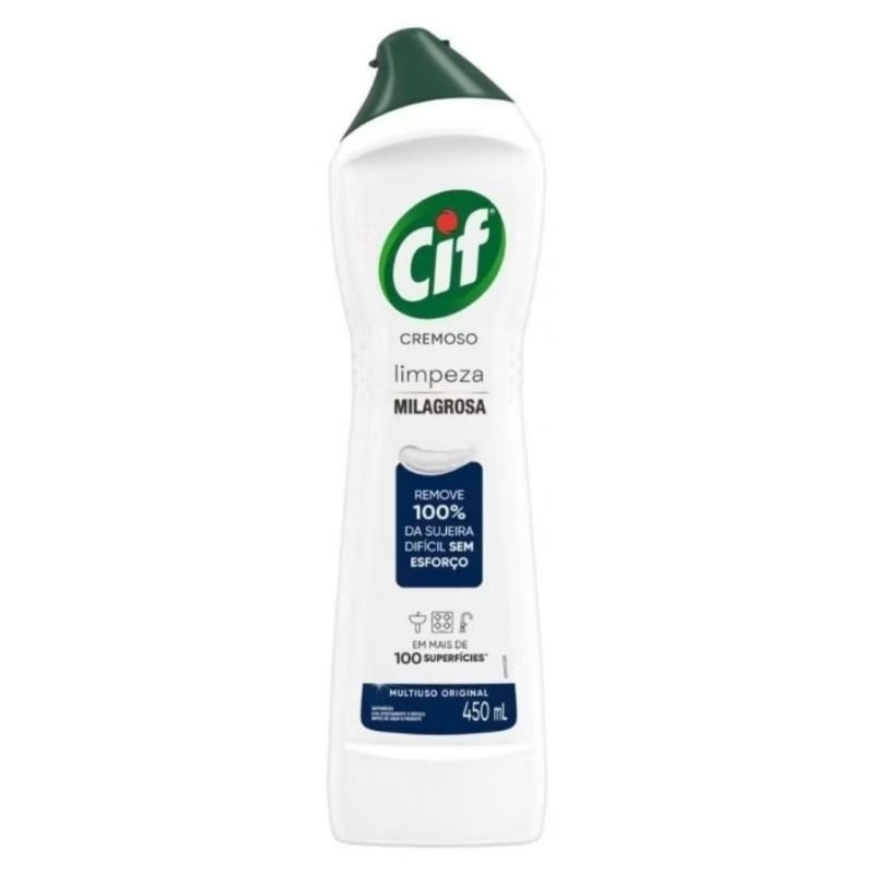 Limpador Cif Cremoso Original 450ml em Oferta na Shopee