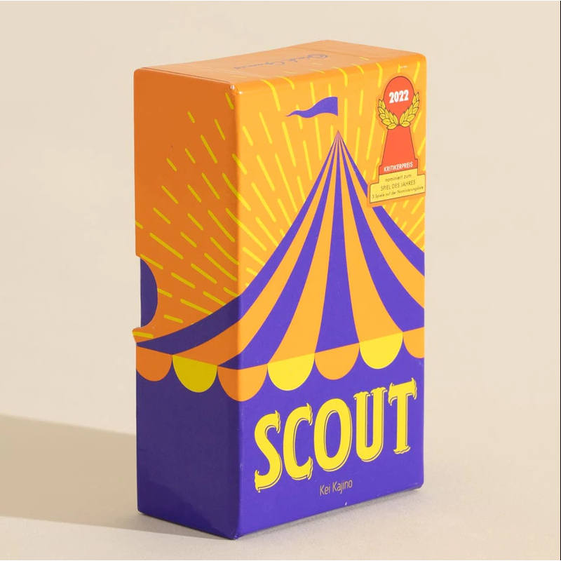 SCOUT Jogo de cartas Galápagos Baralho de jogos de tabuleiro de família de circo engraçado