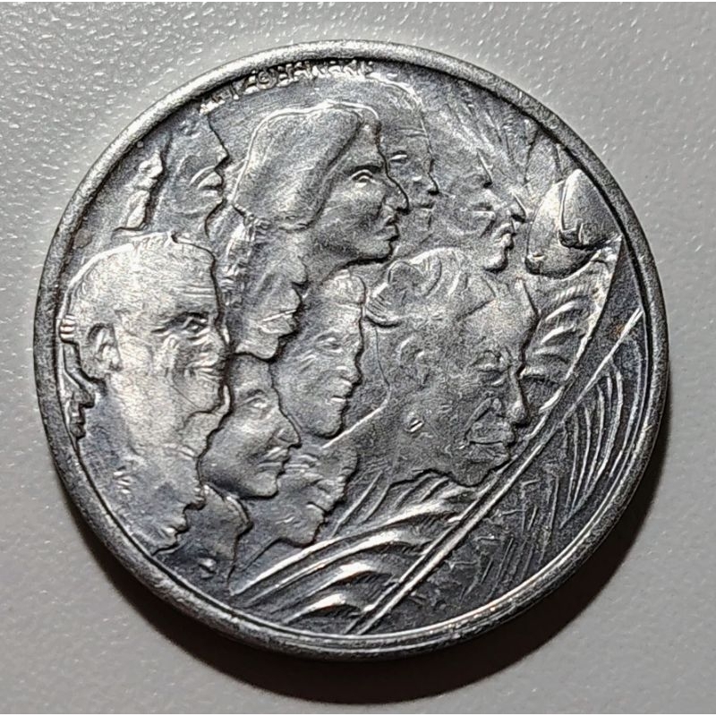 Medalha Itália 1975 - FAO - Margaret Mead - Elimatec Moedas Antigas.