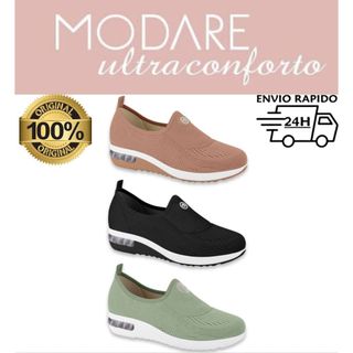 Tênis Slip On Ortopédico UtraConforto Esporao Fascite Plantar Modare Ultraconforto