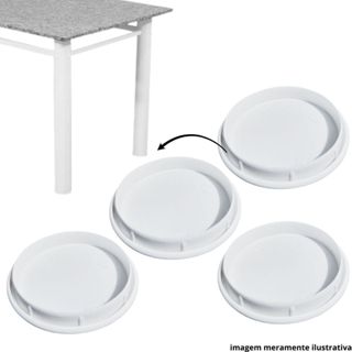Ponteira Pé De Mesa Interna Tampa 7,5 Cm 04 Pçs em Oferta na Shopee