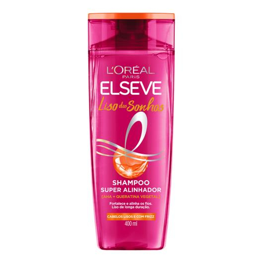 Shampoo Elseve Liso Dos Sonhos AHA + Queratina Vegetal 400ml