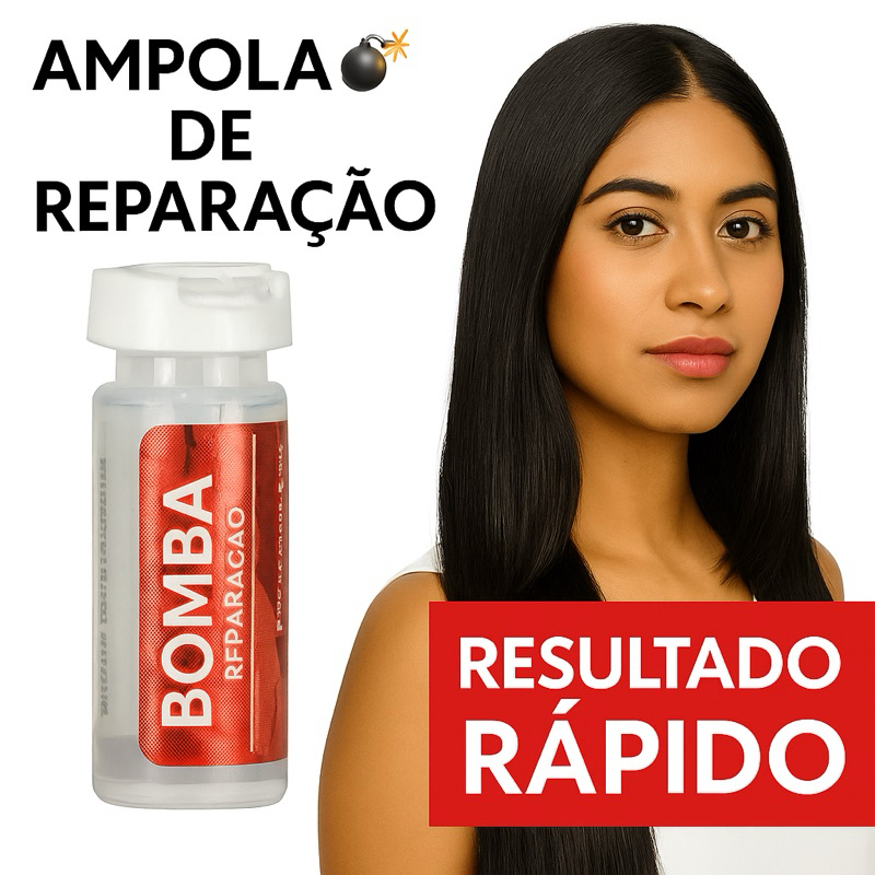 AMPOLA BOMBA CAPILAR DE REPARAÇÃO DERMABEL 12 ou 24 UNIDADES em Oferta na Shopee