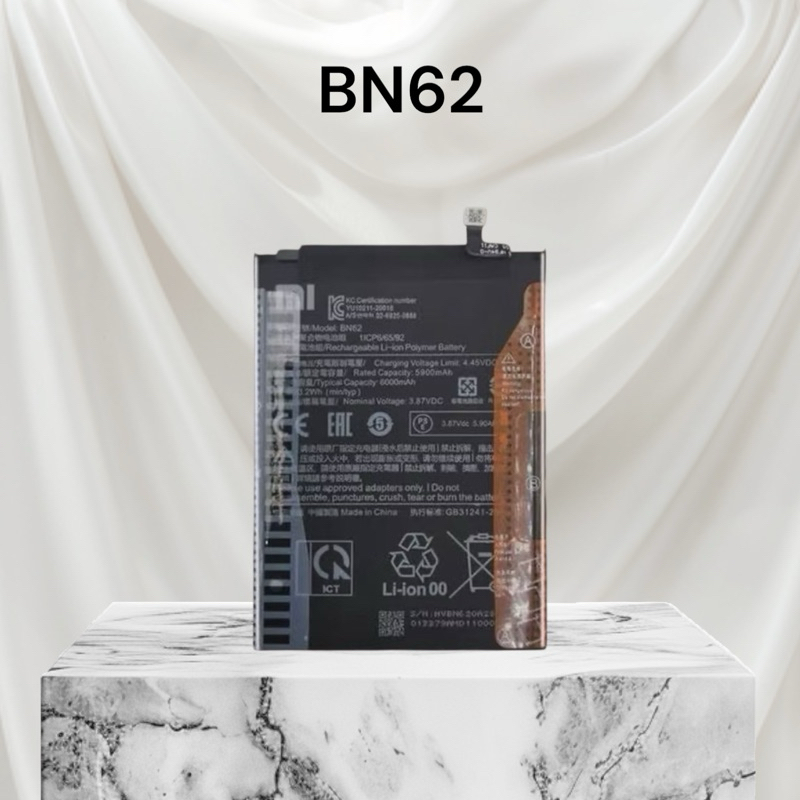 BAT COMPATIVAL POCO M3 / RED 9T / NOTE 9 (BN62) ORI NOVA COM GARANTIA 30 DIA em Oferta na Shopee