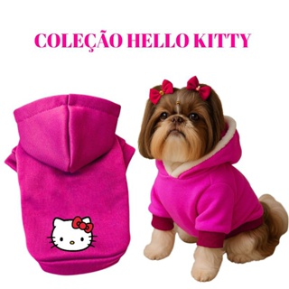 MOLETOM PET CÃES E GATOS/ HELLO KITTY em Oferta na Shopee