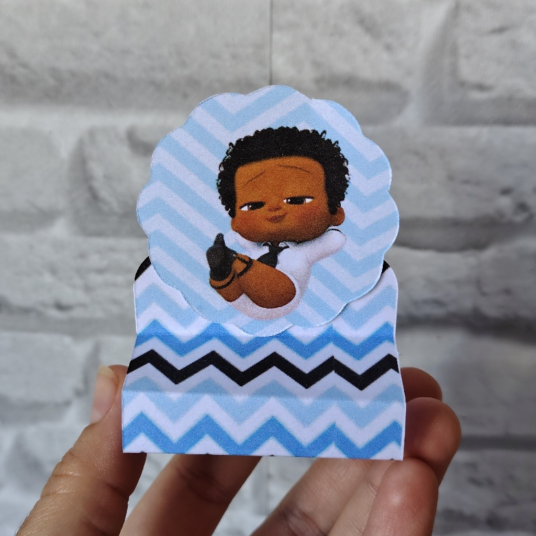 Kit 20 Porta Bis Duplo Poderoso Chefinho Lembrancinha Infantil Personalizados Mimo Aniversario Pegue e Monte