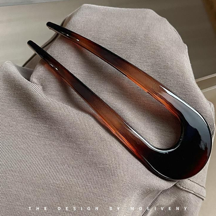 Kit 2/4/6 Grampo De Cabelo Em Forma De U Vintage, Acessórios De Cabelo Para Coque De Chignon Feminino