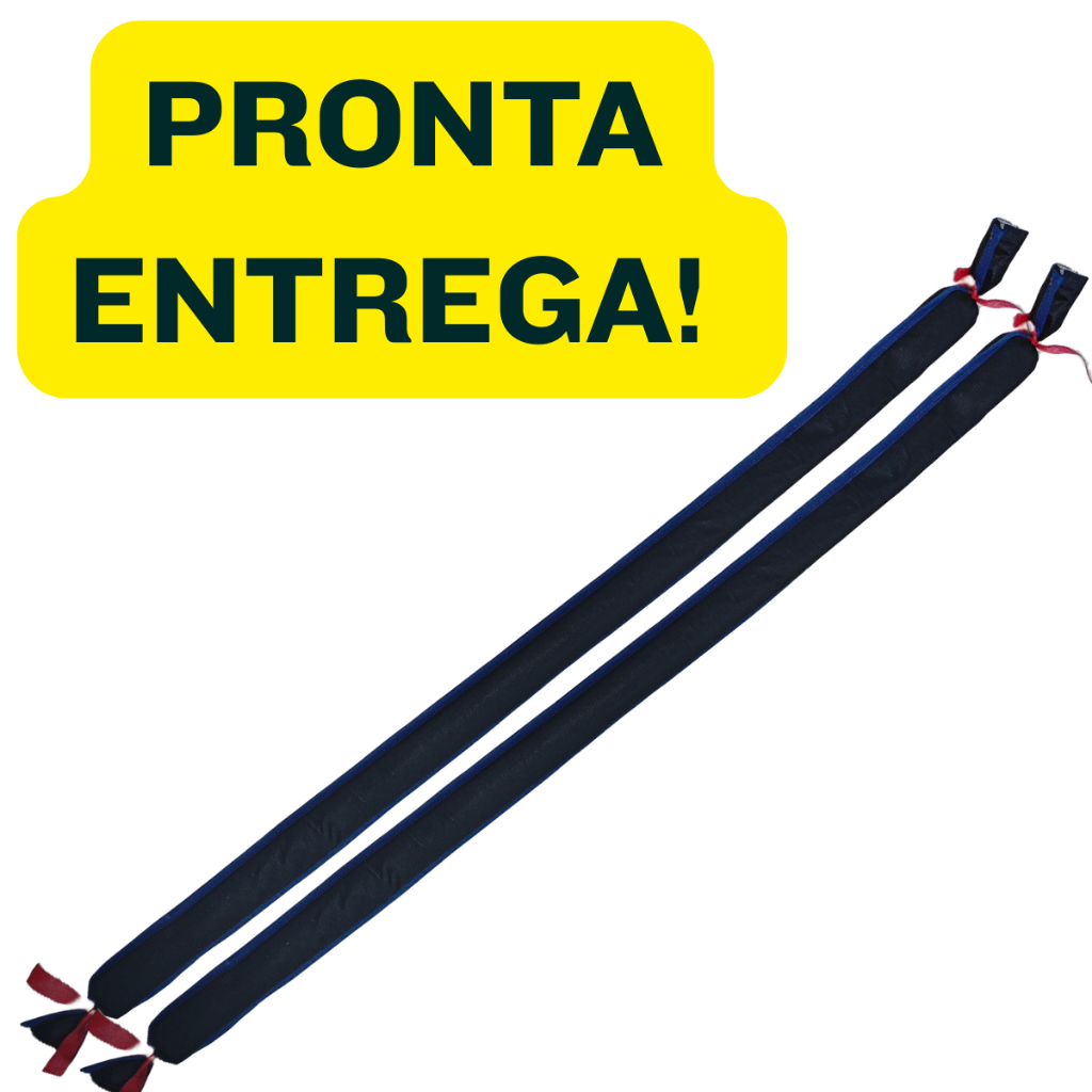 Kit 2 Unidades Protetor Veda Porta Cobrinha – Contra Poeira, Insetos, Barulho e Frio