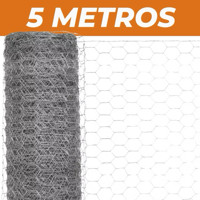 10 a 15 metros Tela de Galinheiro Arame Galvanizado Fio 23 1,50 de Altura