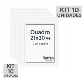 Kit 10 unidades Quadros 21x30 A4 Diploma / Certificado / Fotos em Oferta na Shopee