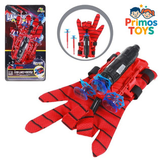 Luva Lança Dardos Ventosa com Teia do Homem-Aranha + 3 Dardos 🕸️