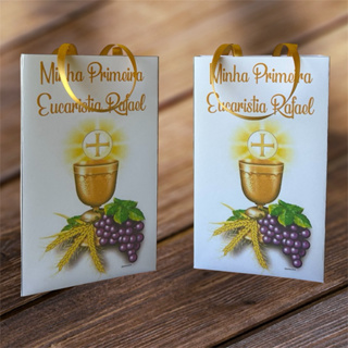 Sacolinha personalizada Primeira Eucaristia em Oferta na Shopee