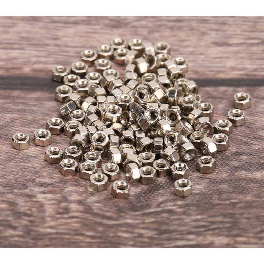 Porca Para Óculos 1.4mm | Kit com 100 Unidades | Reposição Óptica | Parafuso Acessório