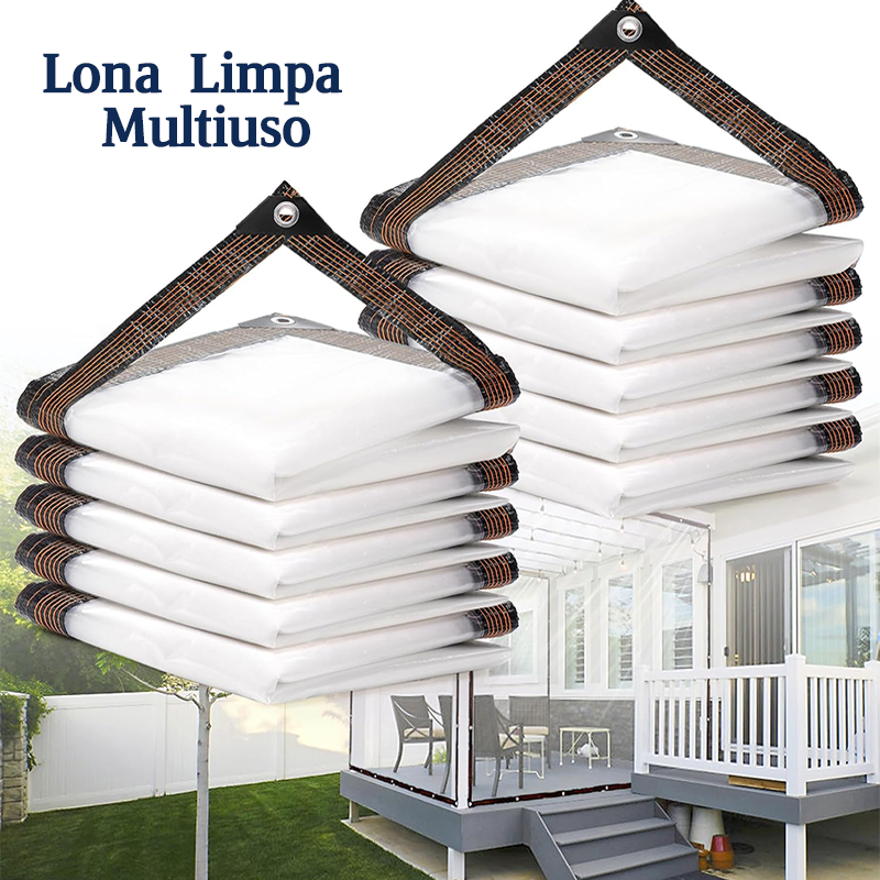 Lona Transparente à Prova d'Água e Durável | Rede de Proteção Solar, Tela de Jardim Coberturas de Móveis Cobertura em Oferta na Shopee