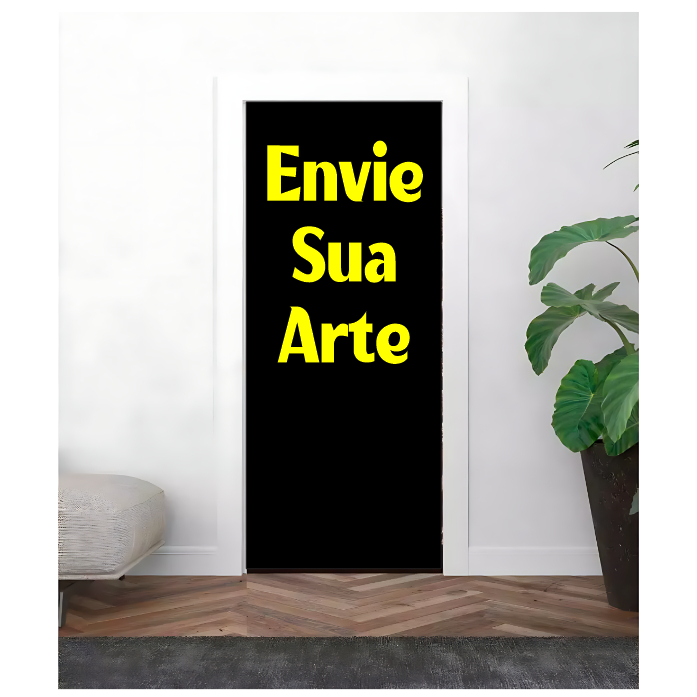 Adesivo Porta I  Envie sua ARTE I Tamanhos na Descrição em Oferta na Shopee