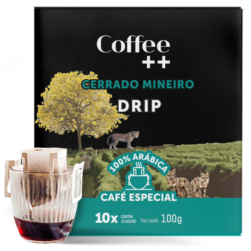 Kit 10 Sachês Café Especial Cerrado Mineiro Coffee Mais - Drip Coffee em Oferta na Shopee