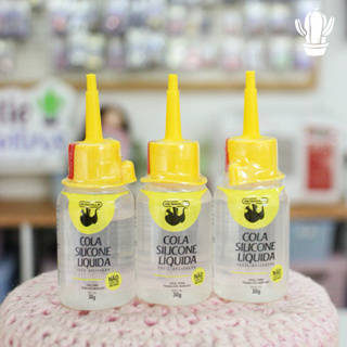 KIT 3 Unidades Cola de Silicone Líquida Rendicolla 30g para Artesanato e Trabalhos Manuais em Oferta na Shopee