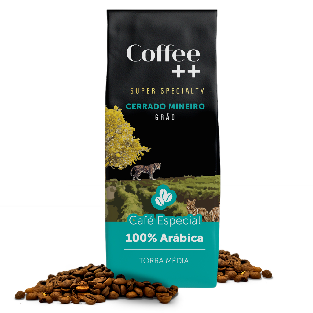 Café Especial em Grãos Cerrado Mineiro Coffee Mais - 100% Arábica - Torra Média - 250g em Oferta na Shopee