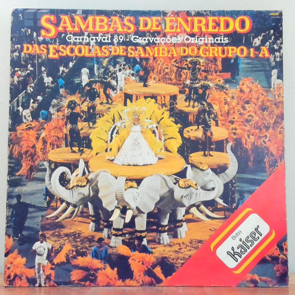 Vários -  Samba Do Grupo 1A - Carnaval 89 1989 - LP SAMBA ENREDO - DISCO DE VINIL
