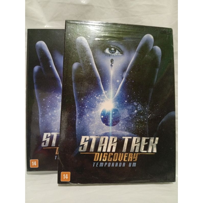 dvd box star trek discovery 1 temporada 4 discos