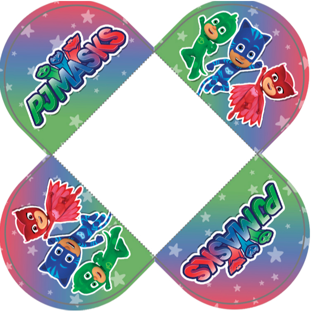 Forminhas de Doces PJ Masks Personalizada no Tema / Aniversário / Lembrancinha de Festa / Decoração de Festa